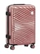 Biggdesign 3 Piece Moods Up Luggage Set With Spinner Wheels Rose Gold