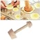 Generic Diy Egg-Tart-Tamper Double Side Wooden Cake Pusher Cake Baking Shaping
