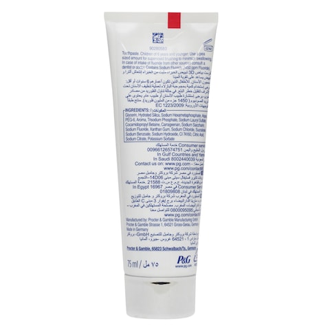Crest 3D Whiter Ultra Fresh Toothpaste 75ml