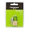 Terminator Long Shackle Brass Pad Lock 20MM with 3 Keys