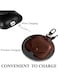 AirPods Pro 2 Case Leather Case Cover with Keychain Compatible with Apple AirPods Pro 2nd Generation 2022 Dark Brown