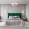 In House Latiso Velvet Bed Frame - Single - 200x120 cm - Dark Green