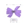 Aiwanto 2 Sets of Cute Cotton Handmade Hair Bow Clips (Purple/Flesh)