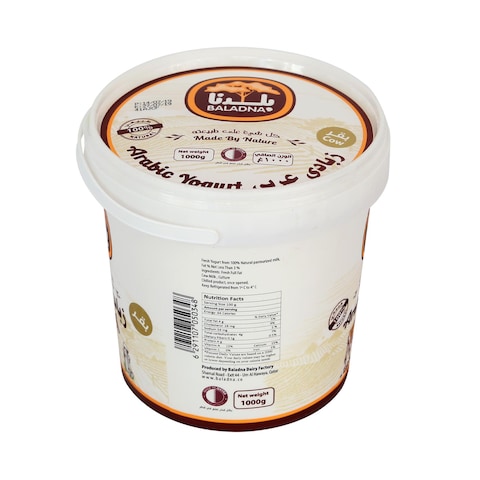 Baladna Fresh Arabic Yoghurt Full Fat 1kg