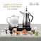Gulf Dalla GA-C94889 2-in-1 Karak and Coffee Maker with 1000 Watt and 1 Litre Each Capacity
