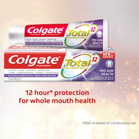 Colgate Total 12 Hour Protection Pro Gum Health Toothpaste 75ml