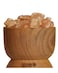 Geohoney Himalayan Salt Lamp With Wooden Bowl
