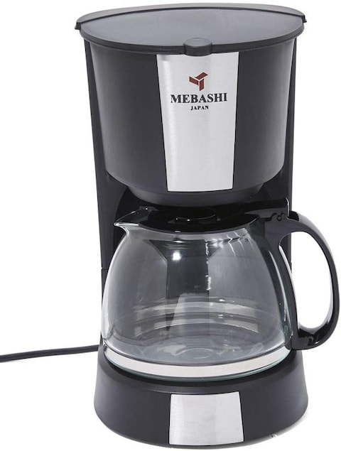 Mebashi Drip Coffee Maker 900W Me-Dcm1004 Black/Silver/Clear