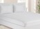 Hotel Linen Klub Double Fitted Sheet 1pc, 100% Cotton 250Tc Sateen 1 cm Stripe, Size: 150x200+30cm, White