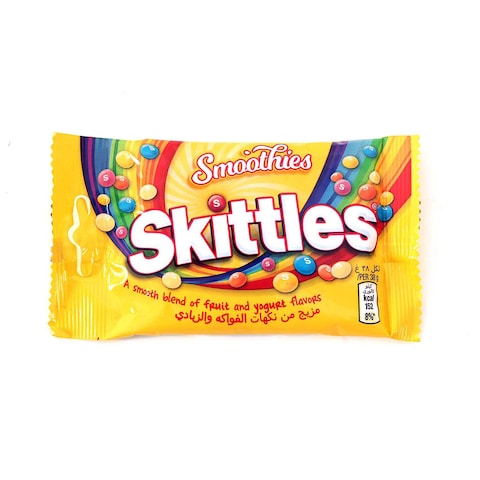 Skittles Smoothies Chewy Candies Yogurt &amp; Fruit 38g&nbsp;