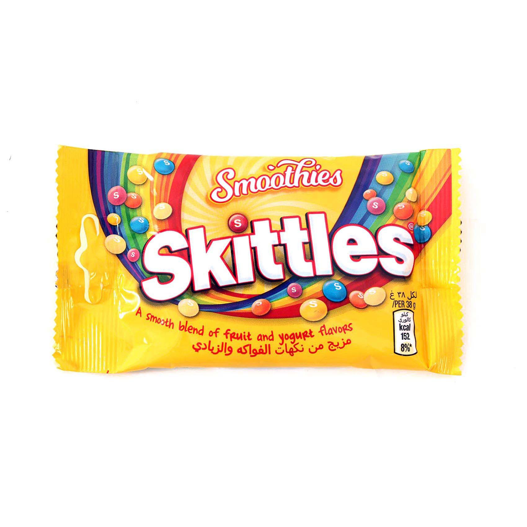 Skittles Smoothies Chewy Candies Yogurt &amp; Fruit 38g&nbsp;