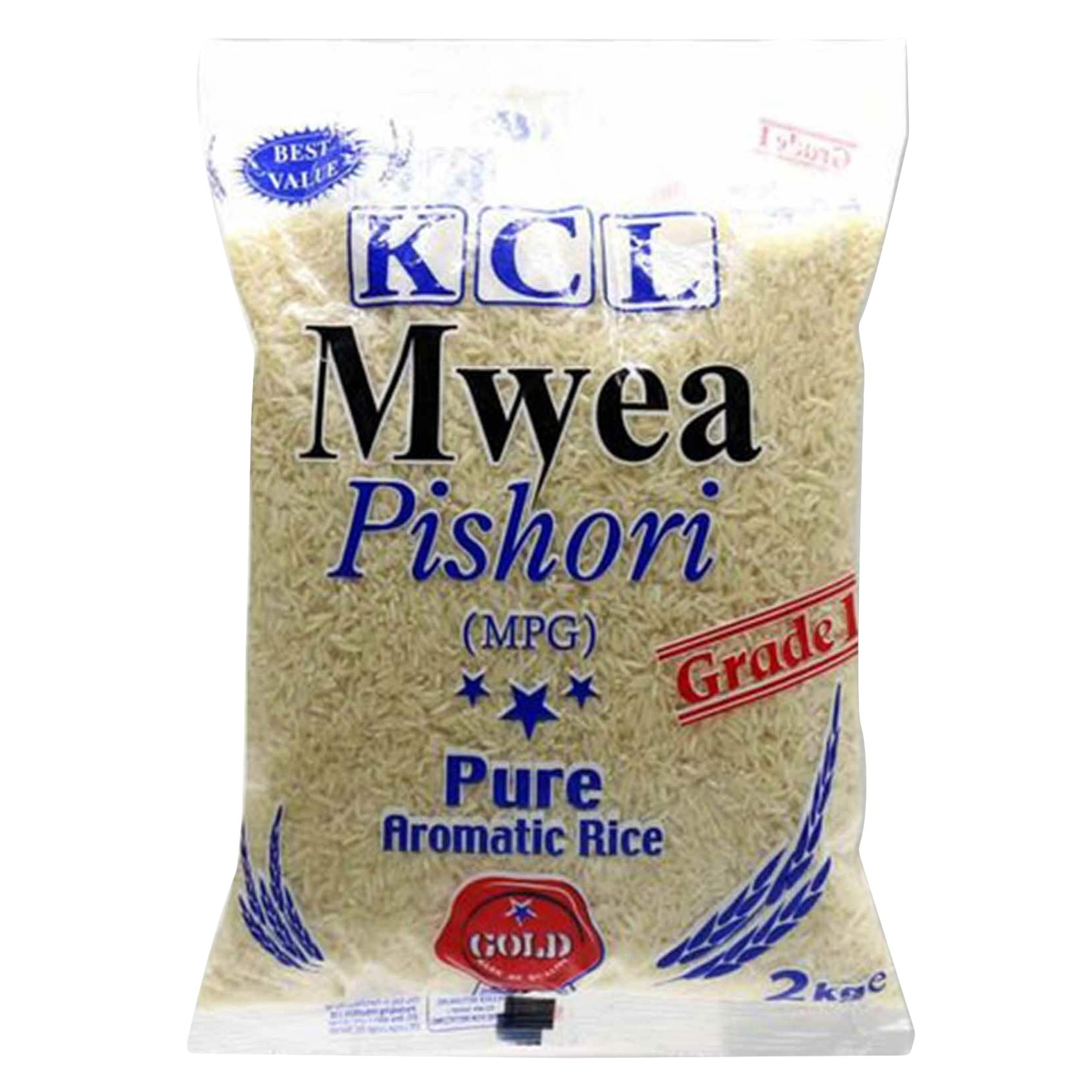 Kcl Mwea Pishori Aromatic Rice 2Kg