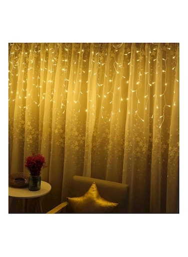Generic 304 Led Window Curtain String Lights White 3Meter