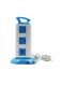 Sopany 11-Socket With 2 Usb Port Power Strip Blue/White