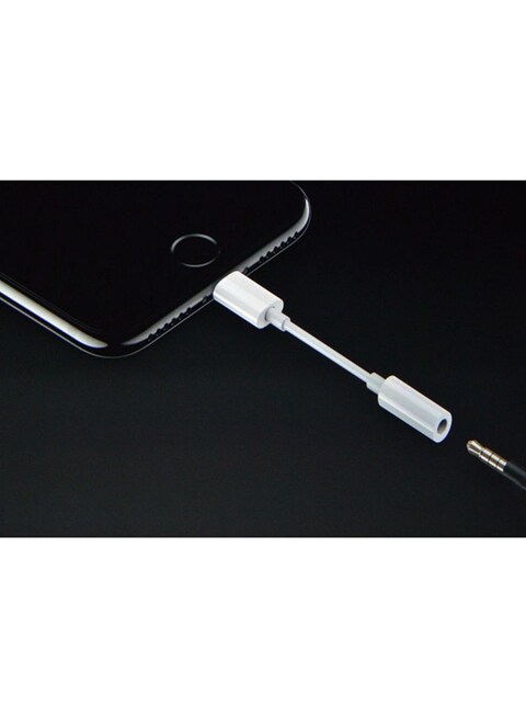 Generic Lightning Audio Stereo Charging Cable White