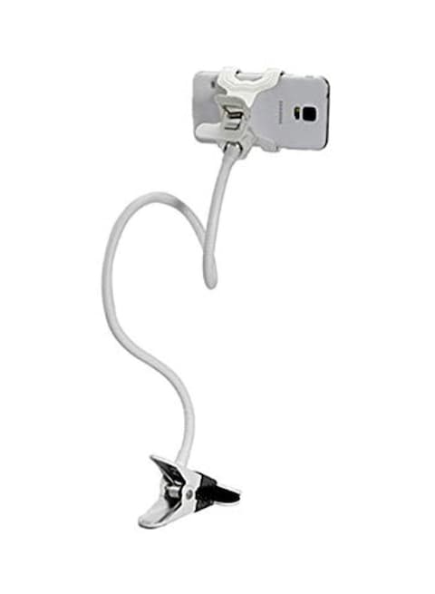 Generic 360 Degree Rotating Lazy Bracket Stand Holder White