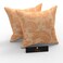 Square Self Print Fabric Cushion Cover Pack Of 2 (16 x 16 inch)