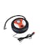 Generic - 12V 10A Tire Shape Air Pump With Gauge and Three Nozzle Adapters