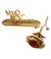 Home Decor Gold Plated Mr. &amp; Mrs Stand with Beautiful Rose Flower For Home Event Decoration Special Day Gift