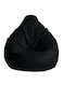 Comfy - PVC Leather Bean Bag Black