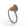 Allied Precision Industries Allied Brass 916G-Bbr Mercury Collection Groovy Accent Towel Ring, Brushed Bronze