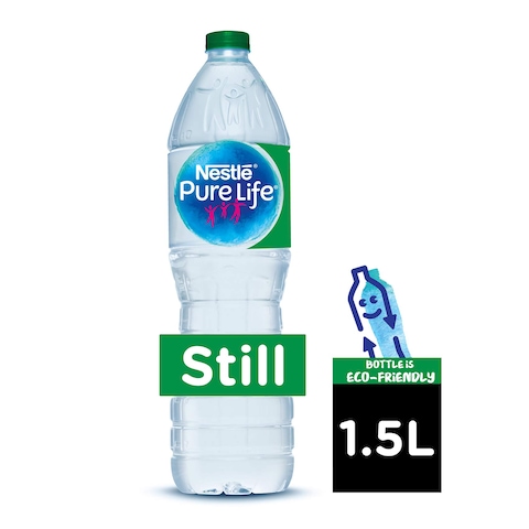 Nestle Pure Life Drinking Water Bottle - 1.5 Liter
