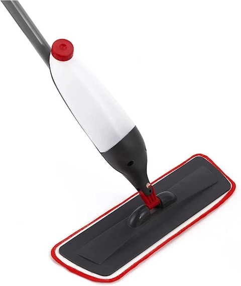 Spray Mop for Floors, Water Spraying Cleaner with 700 ml Refillable Bottle and Microfiber Washable Reusable Pads, Multipurpose Floor Mop for Laminate, Tile, Hardwood, Marble, Vinyl