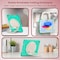 Moxedo Shockproof Rugged Protective Colorful Case with 360 Rotating Kickstand, Shoulder Strap, Pen Holder for Kids Compatible for iPad 10th Generation 10.9 2022 (Mint Green)