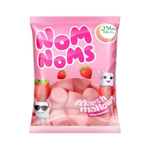 Nom Noms Sours Strawberry Marshmallows 150g