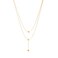 Aiwanto Necklace Double Chain Necklace for Women's