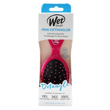 Wet Brush Mini Detangler Hair Brush 1 Piece Pink