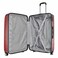 VIP Lisbon 4 Wheel Hard Luggage Bag Medium 22x50x69cm Red