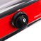 Olsenmark 2-Burner Stainless Steel Gas Stove, OMK2316, Black/Silver/Red