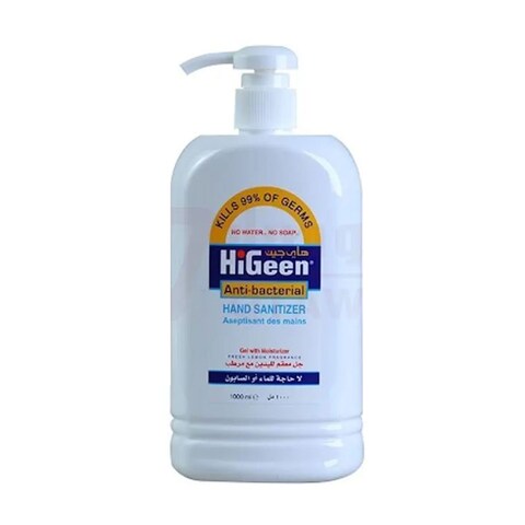 HiGeen Antibacterial Hand Sanitizer Gel 1000ml