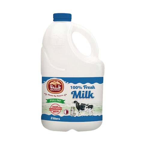 Baladna Fresh Milk Full Fat 2L