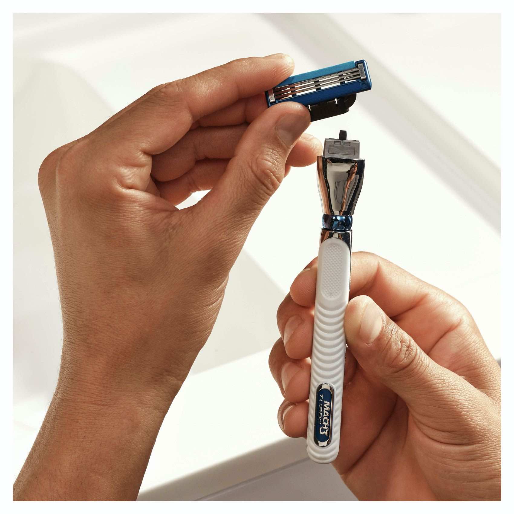 Gillette Razor Mach3 Blades Turbo 8 Pieces product thumbnail 4