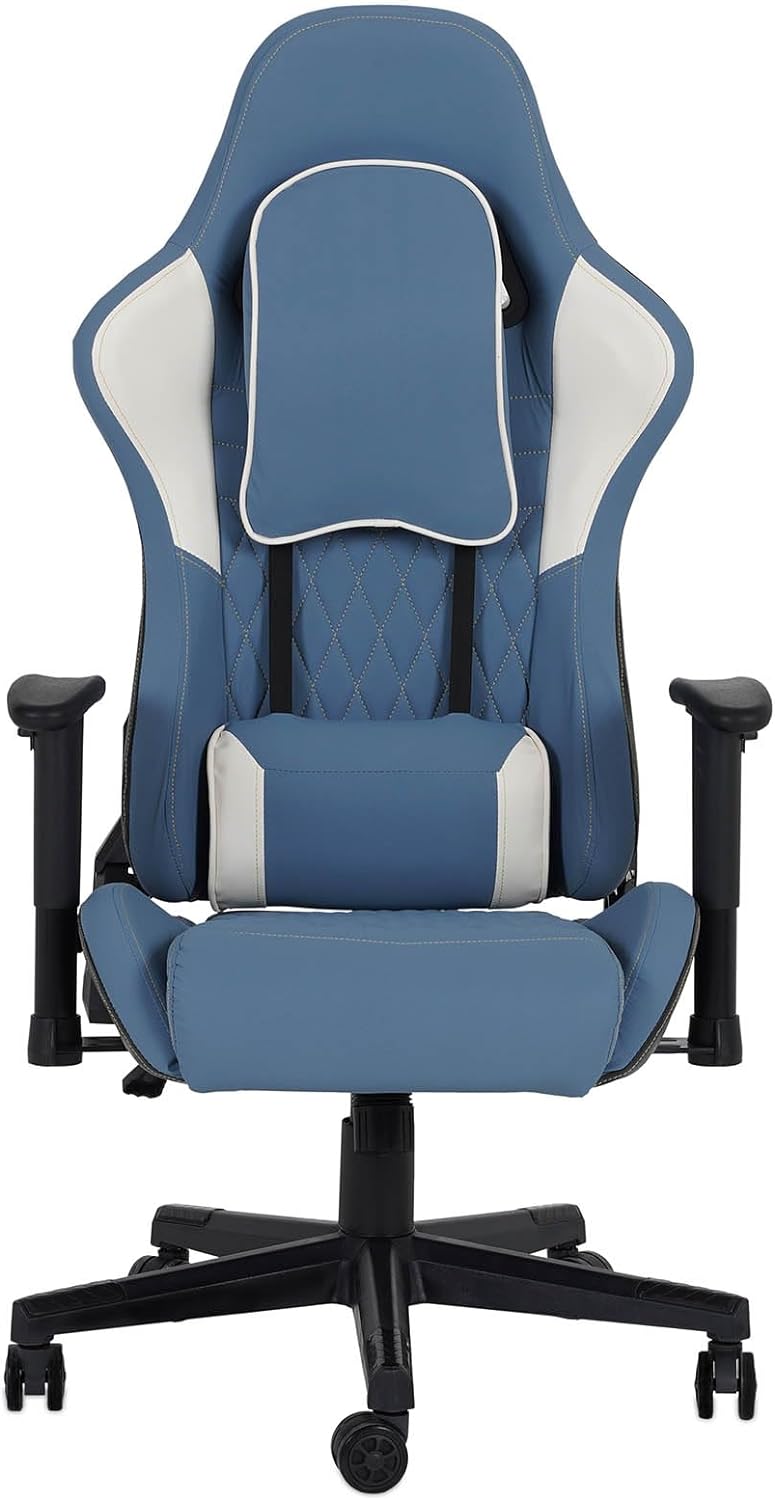 Pan Home Zeon Gaming Chair - 66X59X129 cm Light Blue