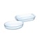 Luminarc Rectangle Oven Dish 2 Pieces 3.3 + 1.9L
