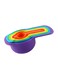 Generic 6-Piece Measuring Spoons And Cups Set Purple/Green/Blue