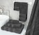 Safi Plus Luxury Hotel Quality 100% Turkish Genuine Cotton Towel Set, 2 Bath Towels 2 Hand Towels 2 Washcloths Super Soft Absorbent Towels for Bathroom &amp;amp; Kitchen Shower - Grey