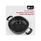 G- Happy Home Kadhai 24CMCm Non Stick with lid with Induction base