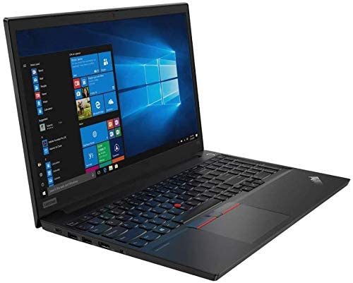 Lenovo Thinkpad E15 Laptop, 15.6&quot; FHD Display, Core i7-10510U Upto 4.9 GHz, 8GB RAM, 256GB SSD, AMD RX 640 2GB, English Keyboard, Windows 10 Pro, Black With Lenovo Top Loader Bag