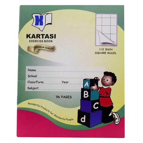 KARTASI EX.BOOK A5 96P 1/2&quot; SQUAR