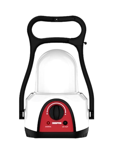 Geepas Rechargeable LED Lantern White/Red/Black