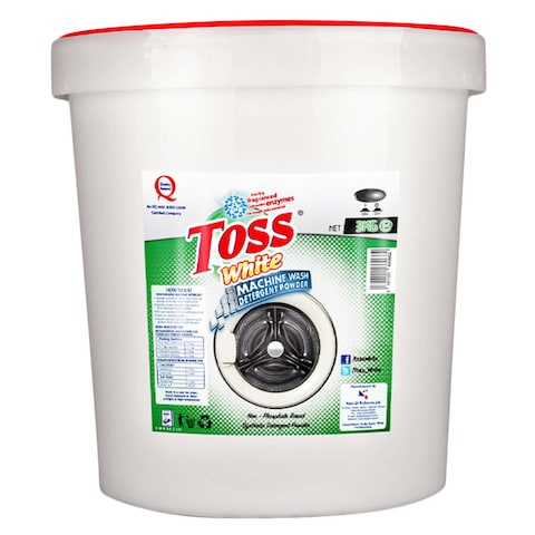 Toss White Machine Wash Bucket3Kg