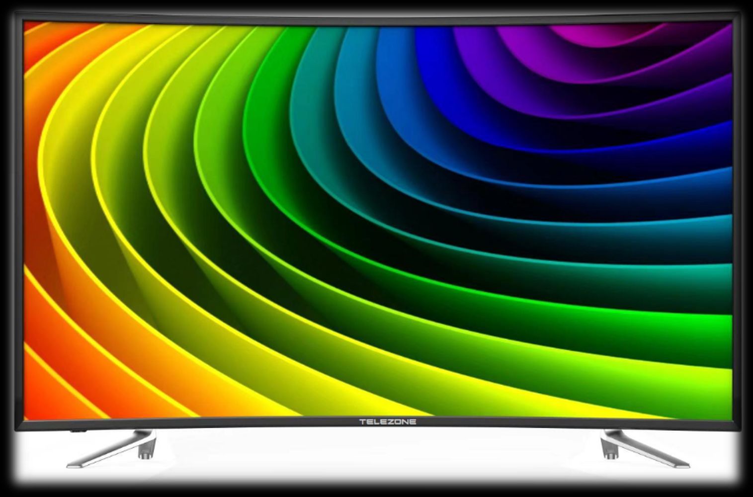 Buy Telezone - 65 Inches 4K Smart Curved LED TV Online | Carrefour KSA