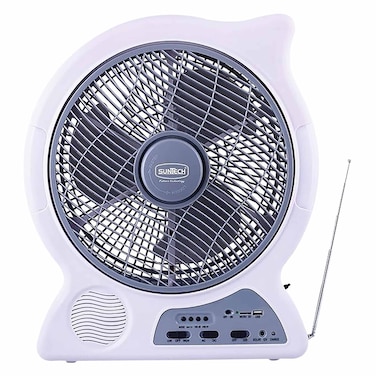 Suntech Rechargeable Table Fan with Light
