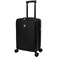 حقيبة سفر من مورانو مناسبه للحمل داخل كابينه الطائره تمتاز بأربع عجلات دوارة مقاس 20 بوصة مع قفل TSA (أسود)