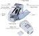 Douself Mini Handy Bill Cash Banknote Counter Money Currency Counting Machine AC Or Battery Powered