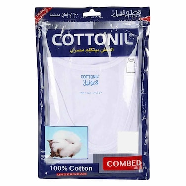 قوطونيل قميص داخلي ابيض مقاس XL 